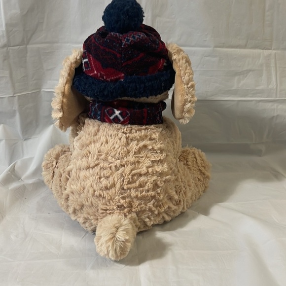 Gentle Treasures brand plush dog with hat and scarf - Picture 6 of 8